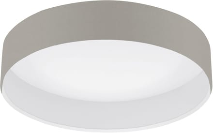 EGLO Pasteri - Plafondlamp - LED - Ø32 cm - Wit - Taupe