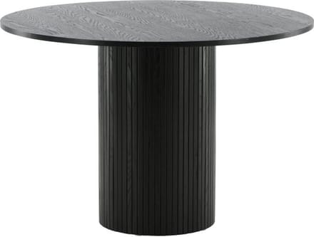 Svea - Luma ronde eettafel - ø110 cm - zwart