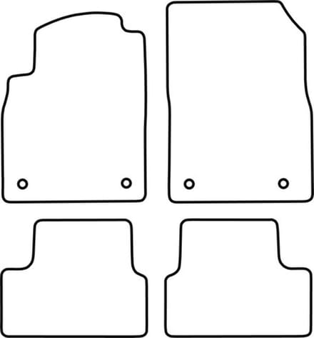 Automatten | Mattenset Opel Astra - J modellen - 2010 - 2015