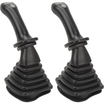 2 stuks 3-knops graafmachine joystick handgrepen met stofkap vervanging voor Doosan DH DX150 215 225 black