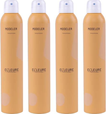 4x Elleure Modeler Sterke Haarlak 300ml