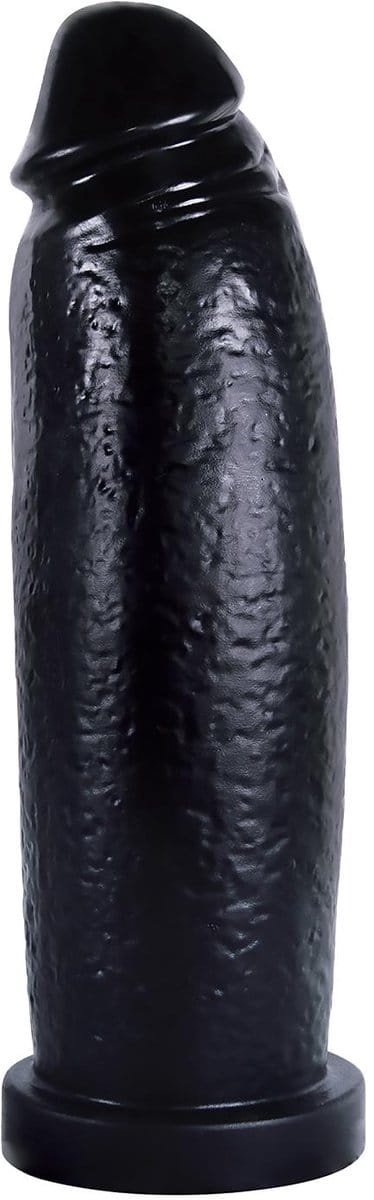 NMC 9.5 inch PVC Giant dildo - Zwart - 25 cm