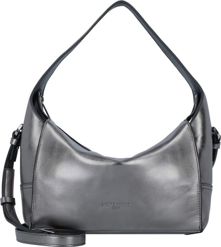 LIEBESKIND BERLIN Handtas Schoudertas Lou 2 Silver Stone Hobo Bag Silver Stone Donkergrijs