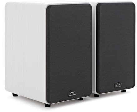 AVCOM Active Bookshelf Speaker Pair, White