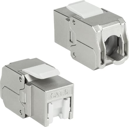 ACT Keystone Jack RJ45 CAT6 Shielded toolless met shutter TD6025