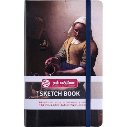 Talens Art Creation Schetsboek Het melkmeisje | 13 x 21 cm, 140 g, 80 vellen