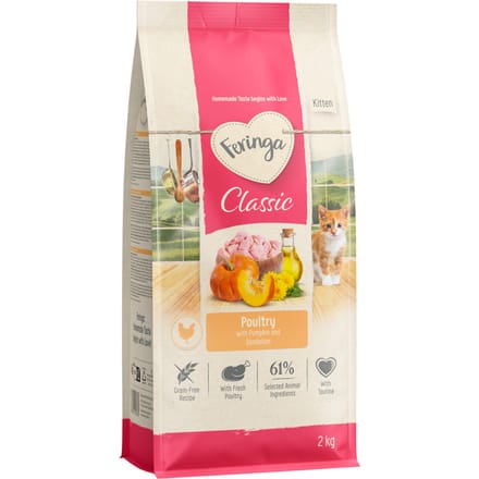 Feringa Kitten Classic gevogelte - Nieuw Recept 2 kg