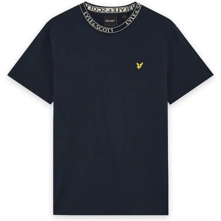 Geribbelde T-shirt Lyle & Scott