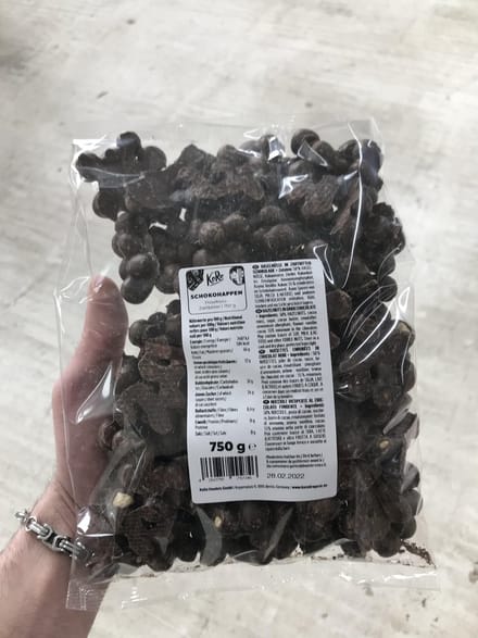 KoRo | Chocolate bites pure chocolade & hazelnoot 750 g