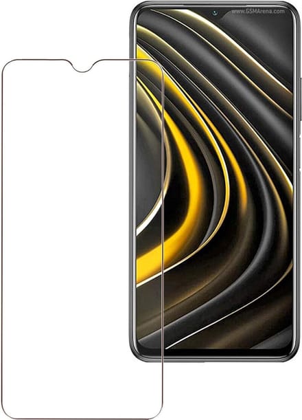 Screenprotector Glas - Tempered Glass Screen Protector Geschikt voor: Xiaomi Poco M3 / Redmi 9T - 1x