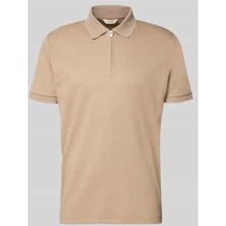 Regular fit Poloshirt van Mix van biologisch katoen Model 'FAVE'