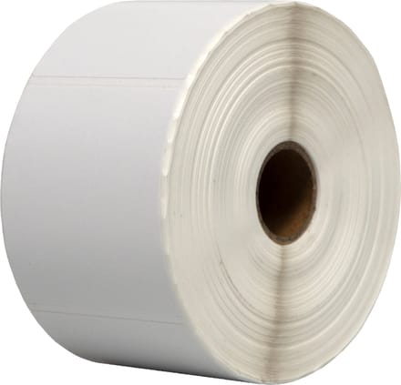 DULA Compatible Zebra Labels 58x66mm - 1000 etiketten per rol - kern 25mm - Wit - Permanent - 1 rol