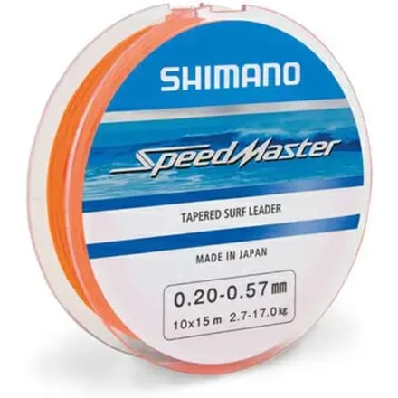 Nylon Shimano Speedmaster Tapered Surf Leader 10x15m