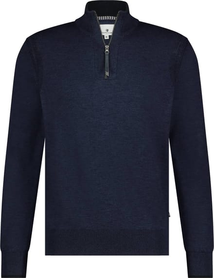 State Of Art Half Zip Trui Navy - Maat XL - Heren - Pullovers