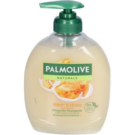 Palmolive vloeibare zeep Naturals, melk en honing, 300 ml