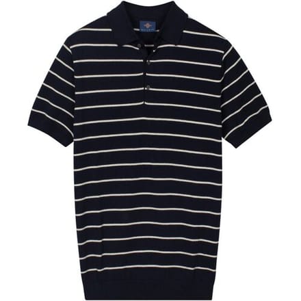 Baileys Polo Knitted Breton Stripe Pattern Navy / male