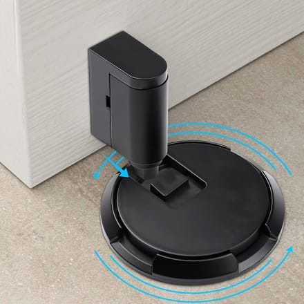 Deurstopper - Deurhouder Wandbescherming - Deuren Open Houden - Zelfklevend Verstelbaar - Max 20mm Hoogte - Zwart
