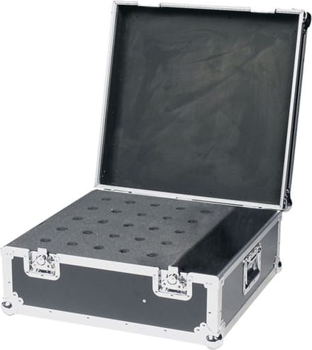 DAP Audio microfoon flightcase voor 25 microfoons zwart