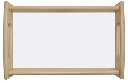 Nevolis® Houten Dienblad 38 x 25 cm – Stevig en Personaliseerbaar