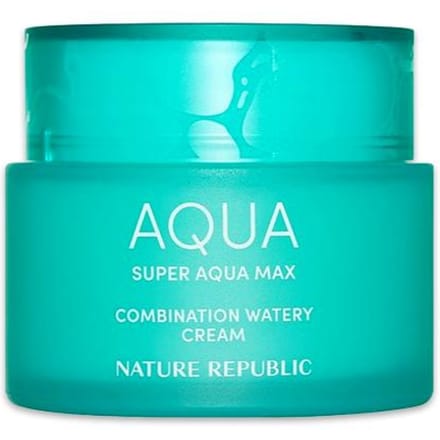 Nature Republic Super Aqua Max Combination Watery Cream(Complexity, Large capacity)120ml #120ml x 2pcs