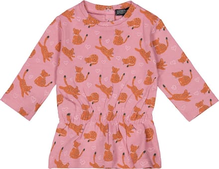 4PRESIDENT Meisjes jurk - Leopard AOP - Maat 62 - Meisjes jurken