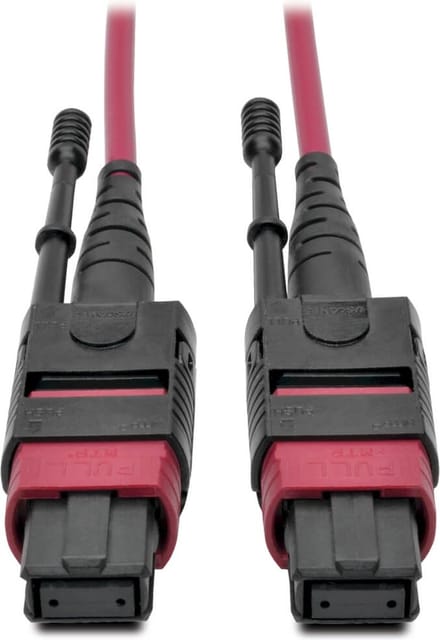Tripp Lite N845-01M-12-MG Glasvezel kabel 1 m OM4 MPO/MTP Black,Magenta