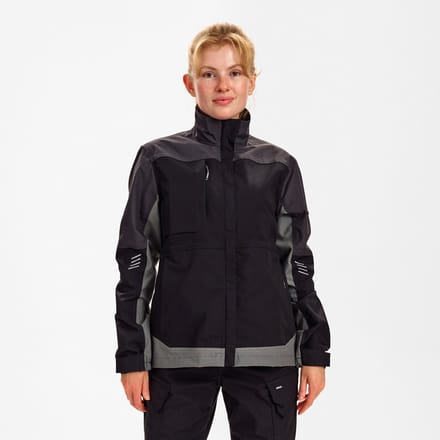Engel Entire werkjack met 2-weg stretch voor dames 1333-144 - Black / Anthracite Grey - M