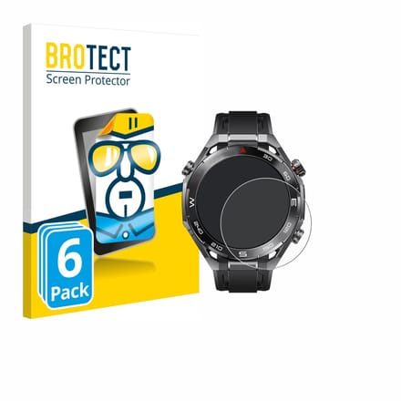 BROTECT - Screenprotector voor Huawei Watch Ultimate 2 Black - Folie Beschermfolie transparant 6 Stuks
