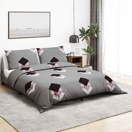 vidaXL Dekbedovertrekset 200x220 cm katoen meerkleurig