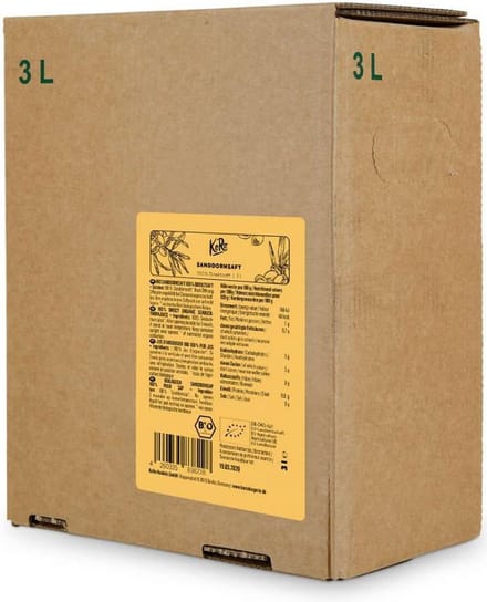 KoRo Biologisch duindoornsap - direct sap uit Duitsland - 3 L