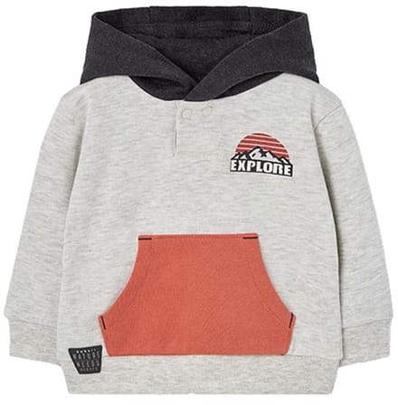 Boboli Fleece Sweatshirt Wit 6 Years Jongens