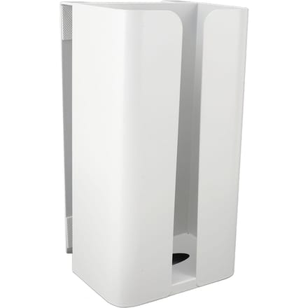Wandgemonteerde Tissuebox Koolstofstaal Tissue Dispenser Eenvoudige Installatie Ruimtebesparend Toiletpapier wit