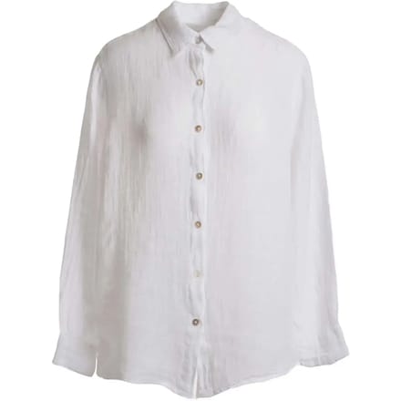 Dames lange mouw blouse in gaas Haris Cotton Essentials