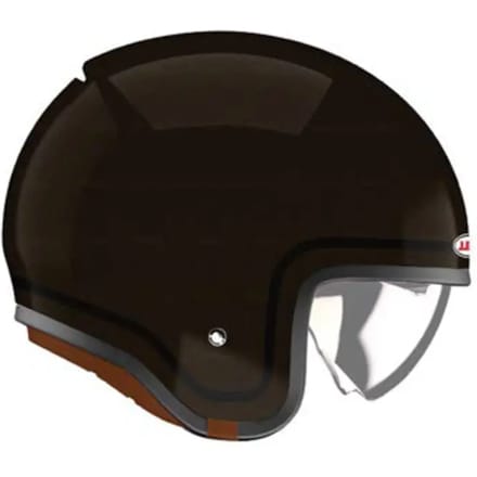Bell TX501 Classic Donkerbruin Zwart Jethelm - Helm