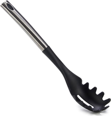 Arte Regal Spaghettilepel 34 Cm Nylon/staal Zwart/grijs