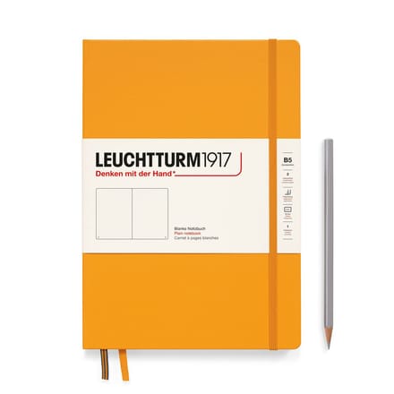 Leuchtturm 1917- Hardcover- B5- 18 x 25.5 cm- Notitieboek - Rising Sun- blanco