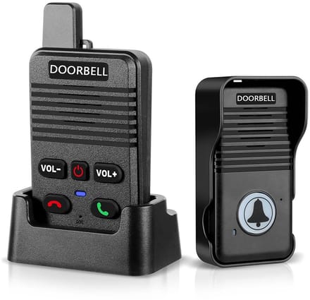Benelux Select Intercom – Intercom Deurbel – Deurtelefoon – Draadloos – Verplaatsbaar – Binnen- & Buitenunit – Tot 500m Bereik