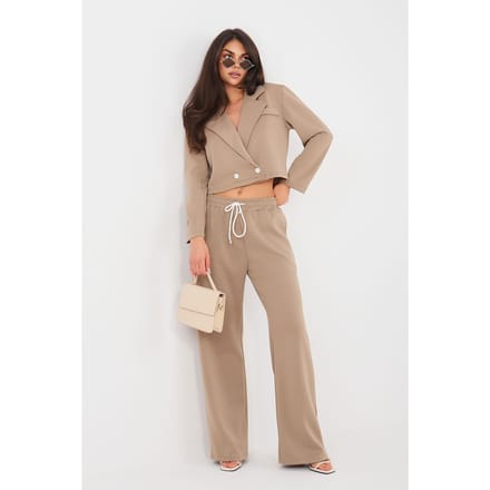 Valeria Tailored Set - Camel / One Size
