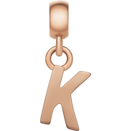 Daniel Wellington DW Charm Letter K Rose Gold