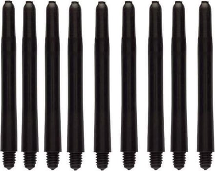 Darts Set zwarte dart shafts - 10 sets (30 stuks) - Inbetween - darts shafts - Cadeau