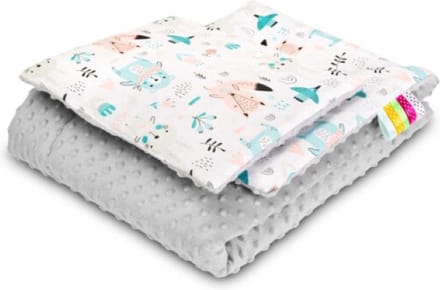 Sensillo Baby Dekbed en Kussen – Lichtgrijs – 75×100 cm – 30×35 cm