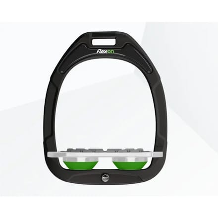 Platte Grip Zwarte/Grijze/Groene Steigeren Flex-On Green Composite