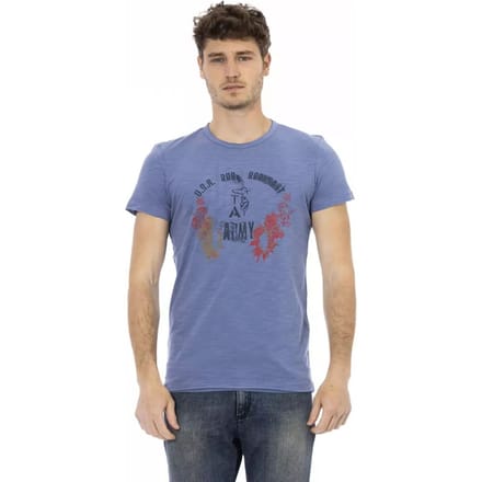 Crew Neck Korte Mouwen T-shirt USA Leger Ontwerp