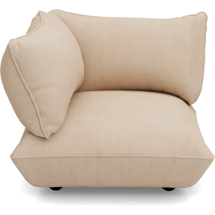 fatboy Sumo hoekbank links Koord Gerecycled - beige