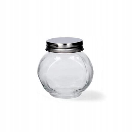 Glazen Potje met Metalen Deksel - 180ml - Ideaal voor Kruiden & Cadeaus