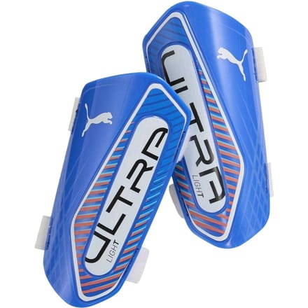 Puma Ultra lichte scheenbeschermers voor volwassenen (Blauw/Wit)