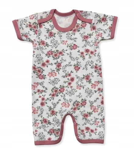 Dartomik - Meisjes Romper - Korte Mouw - Bloemenprint