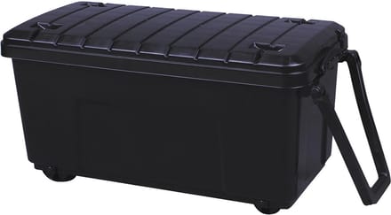 Really Useful Box opbergkoffer op wieltjes 64 l, zwart