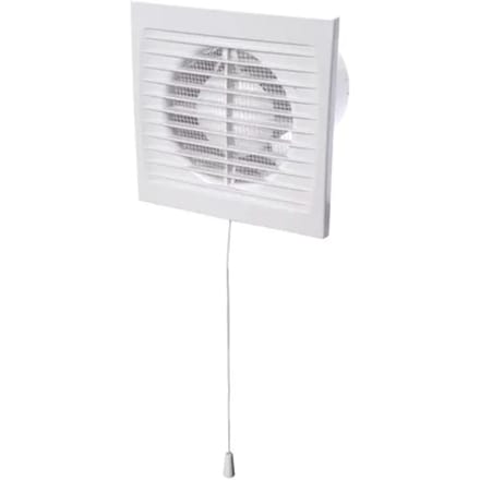 Sencys Badkamerventilator Basic Ø125mm Trekkoord Ce