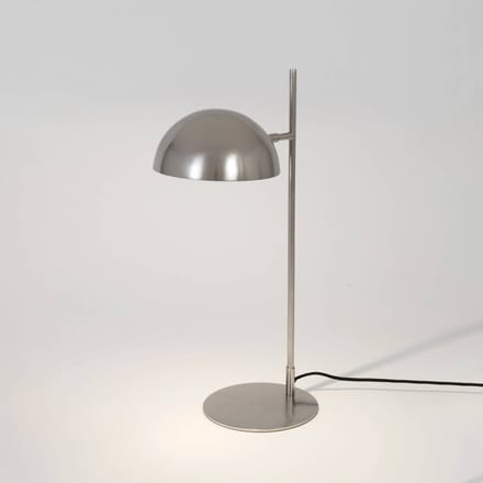 Holländer Miro tafellamp, zilverkleurig, hoogte 58 cm, ijzer/messing